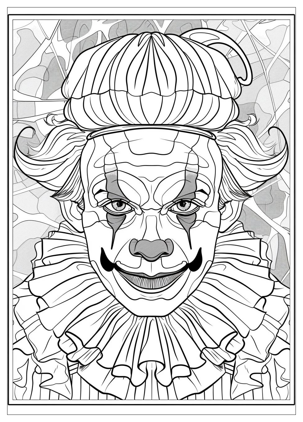 Circus Clown Coloring Pages-7
