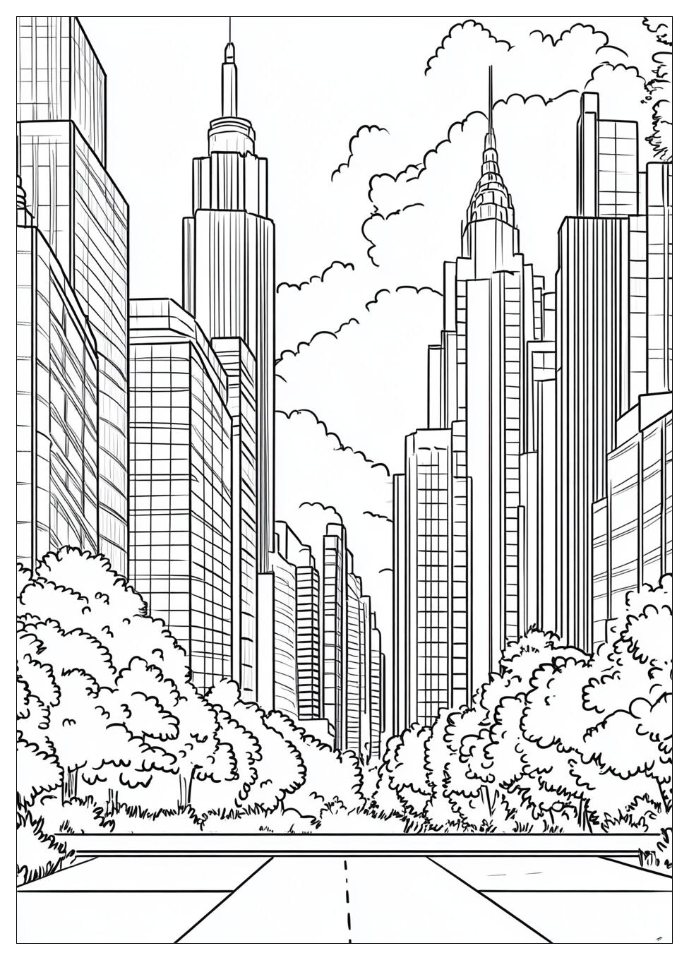 City Coloring Pages-1