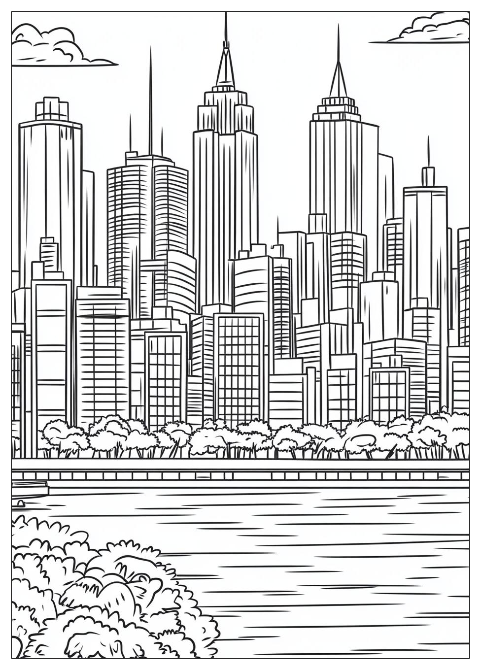 City Coloring Pages-11