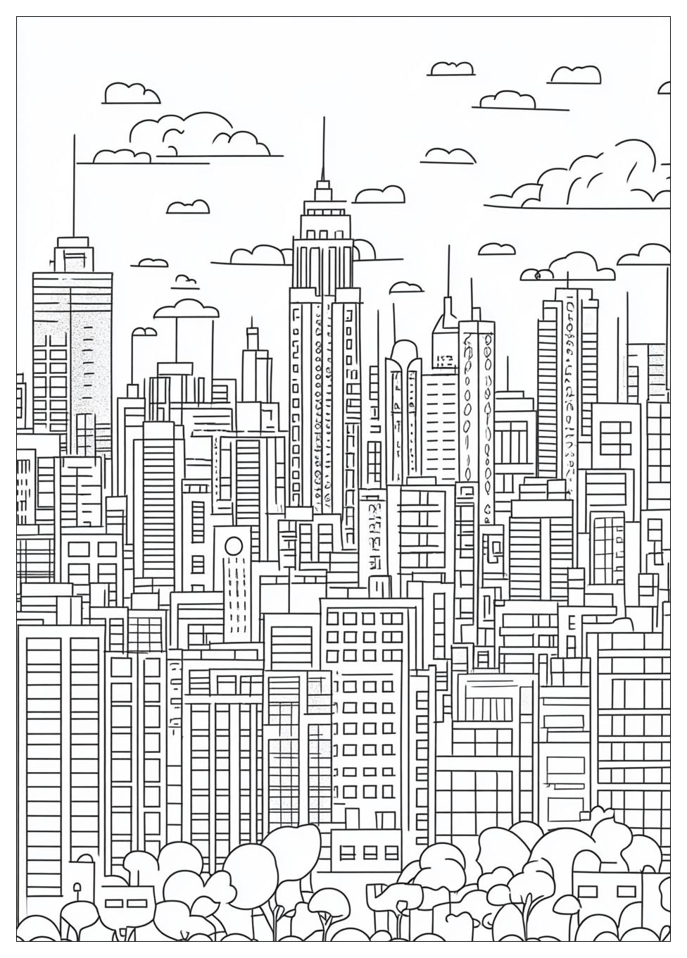 City Coloring Pages-12