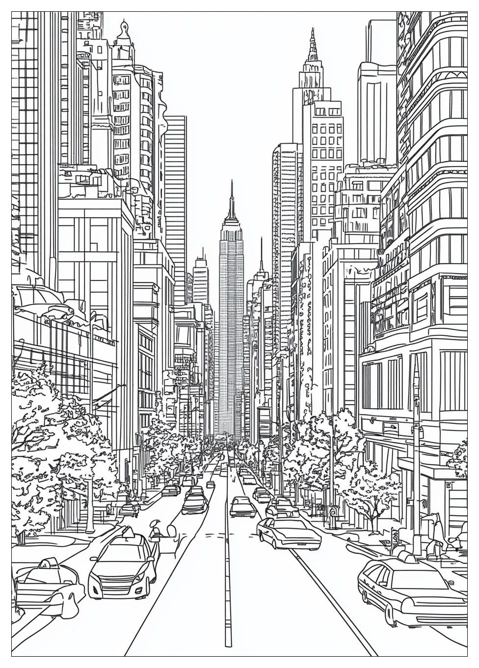 City Coloring Pages-14