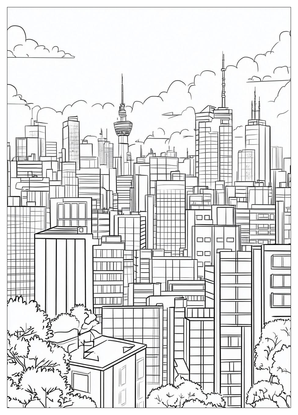 City Coloring Pages-15