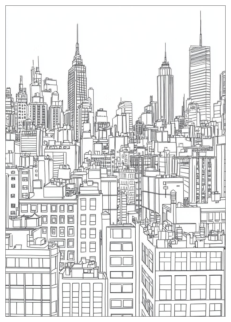 City Coloring Pages-16