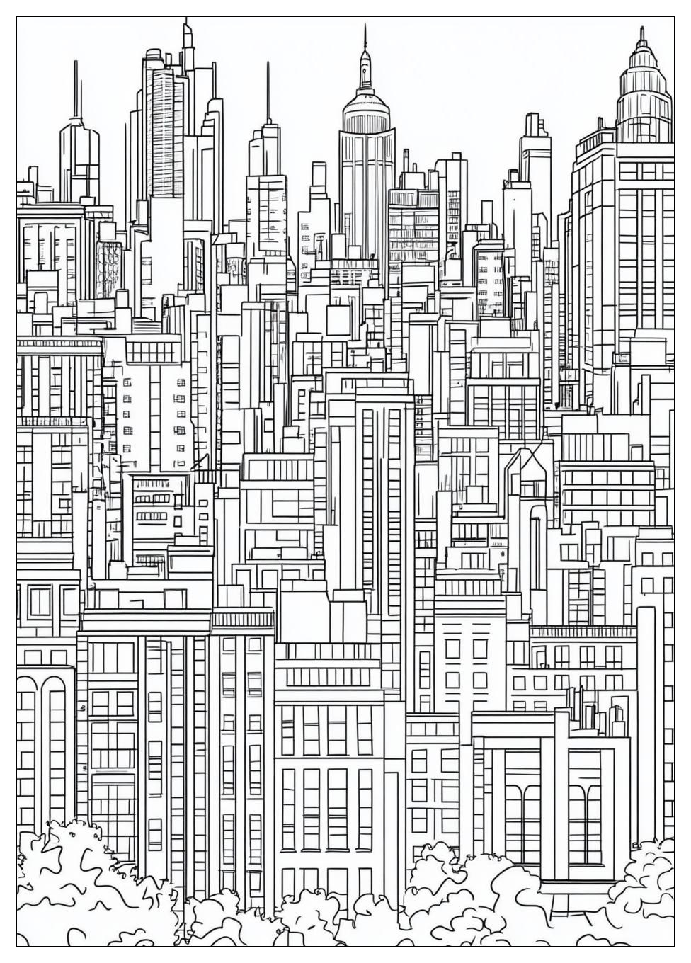 City Coloring Pages-17