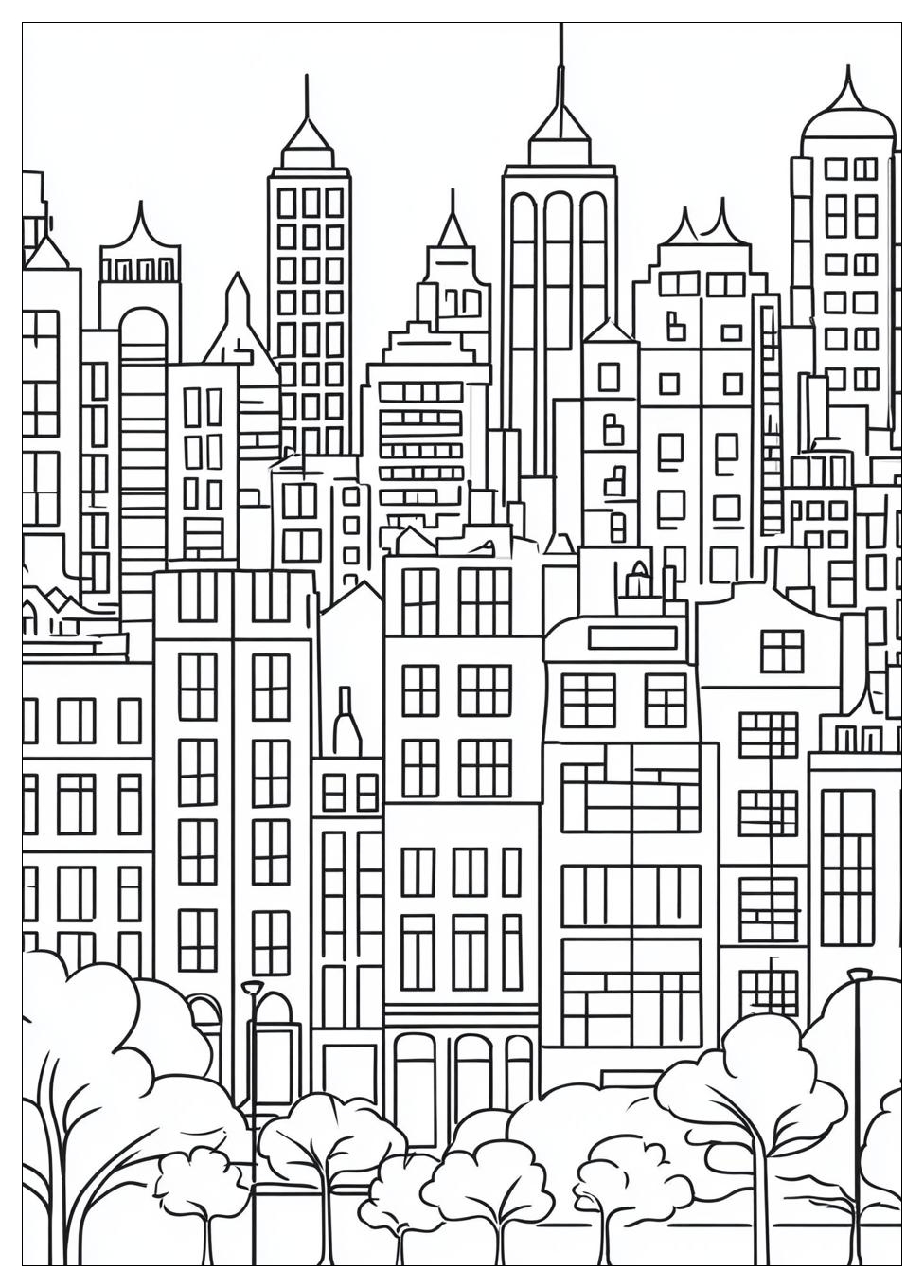 City Coloring Pages-2