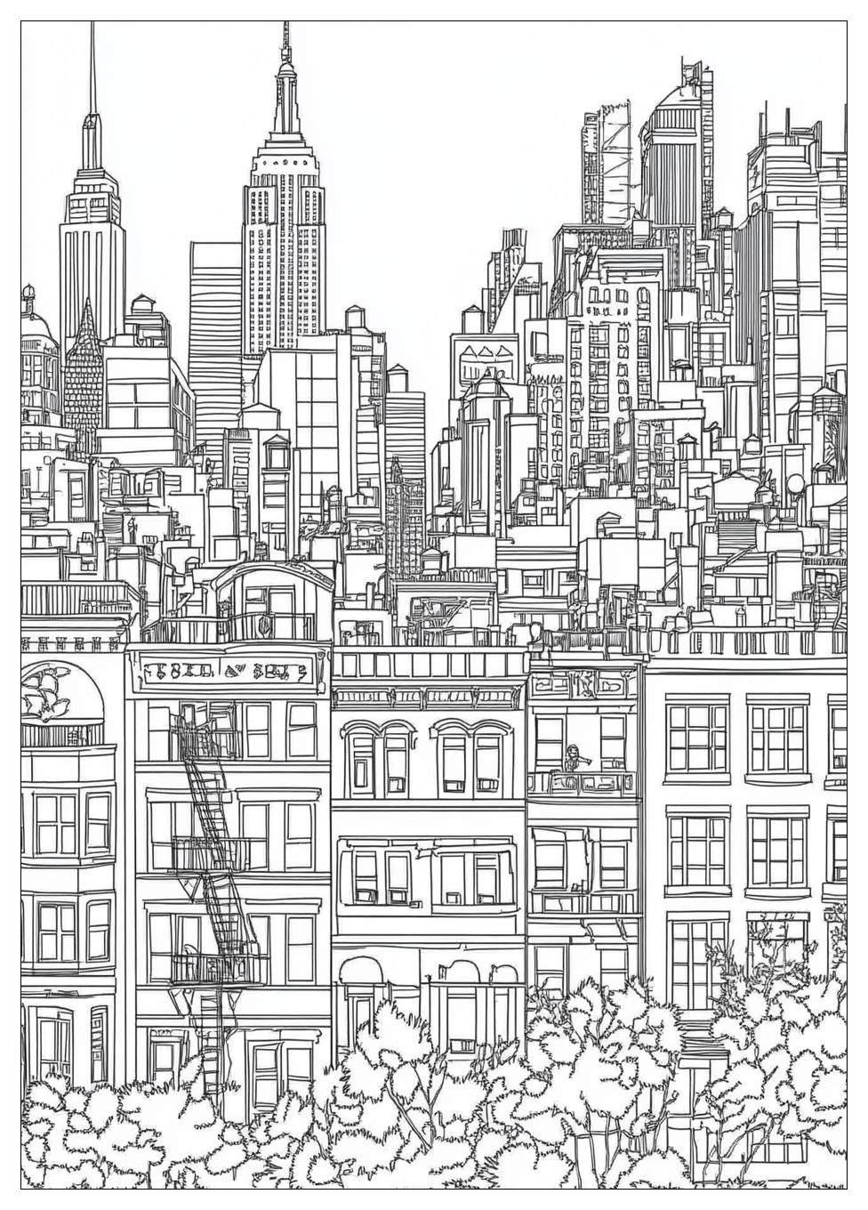 City Coloring Pages-20