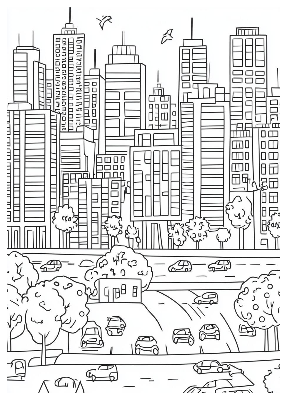 City Coloring Pages-3