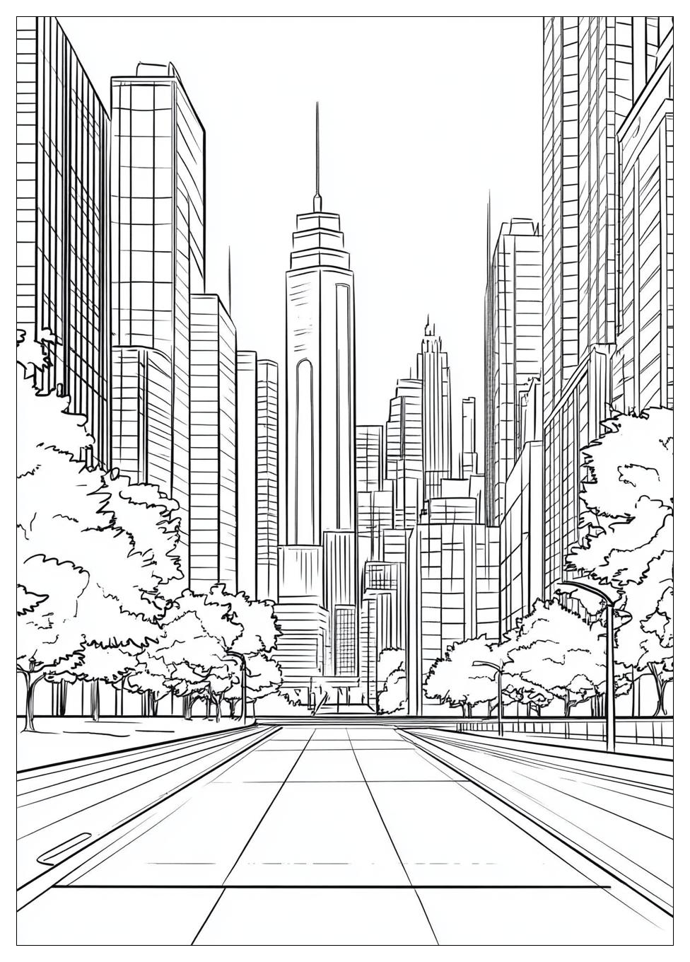 City Coloring Pages-4