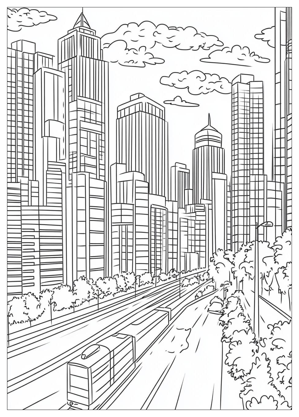 City Coloring Pages-5
