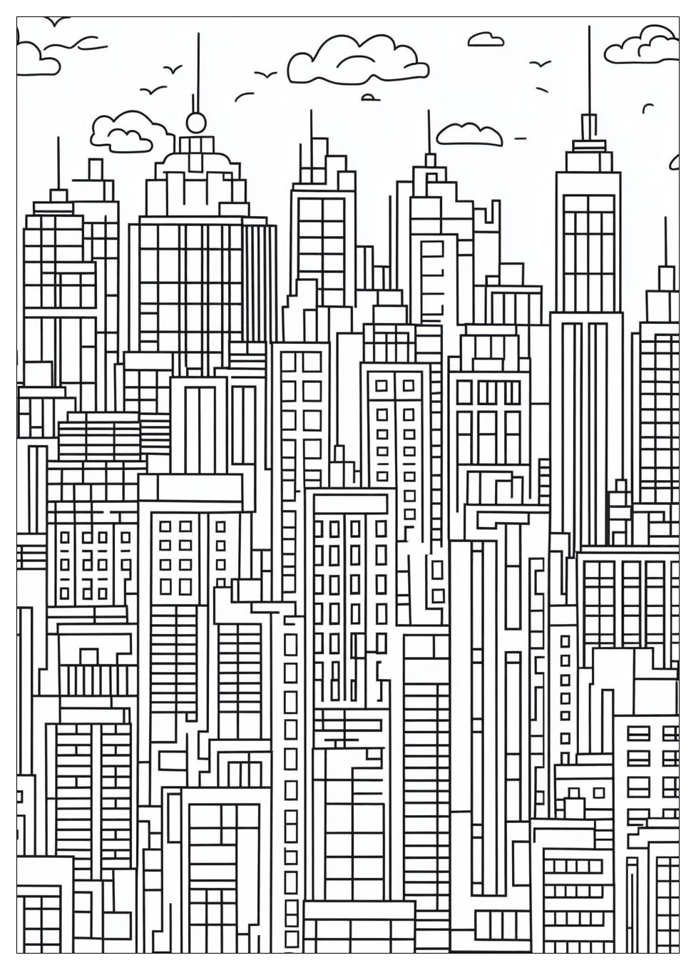 City Coloring Pages-7