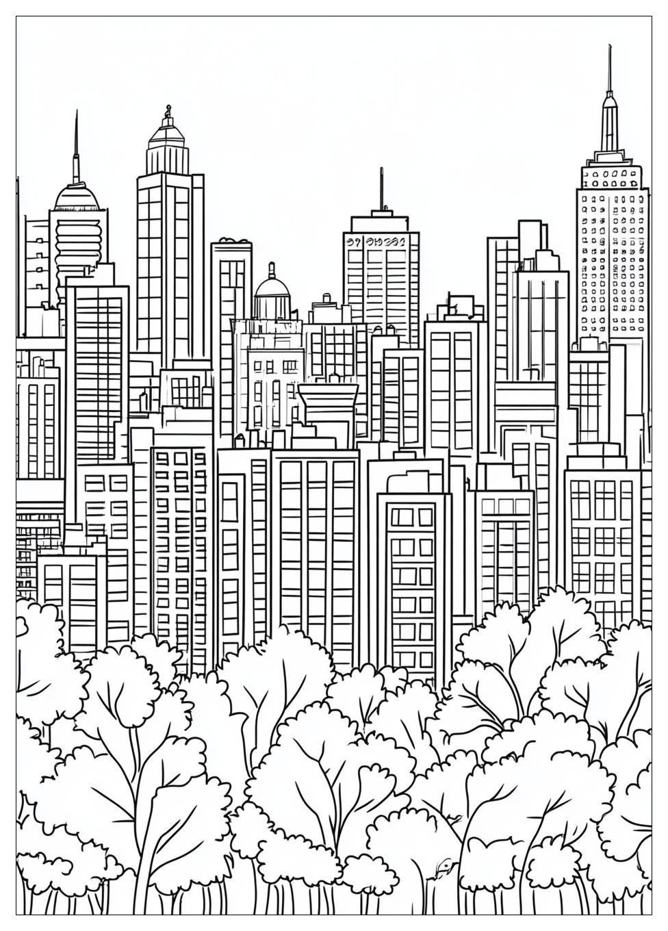 City Coloring Pages-8