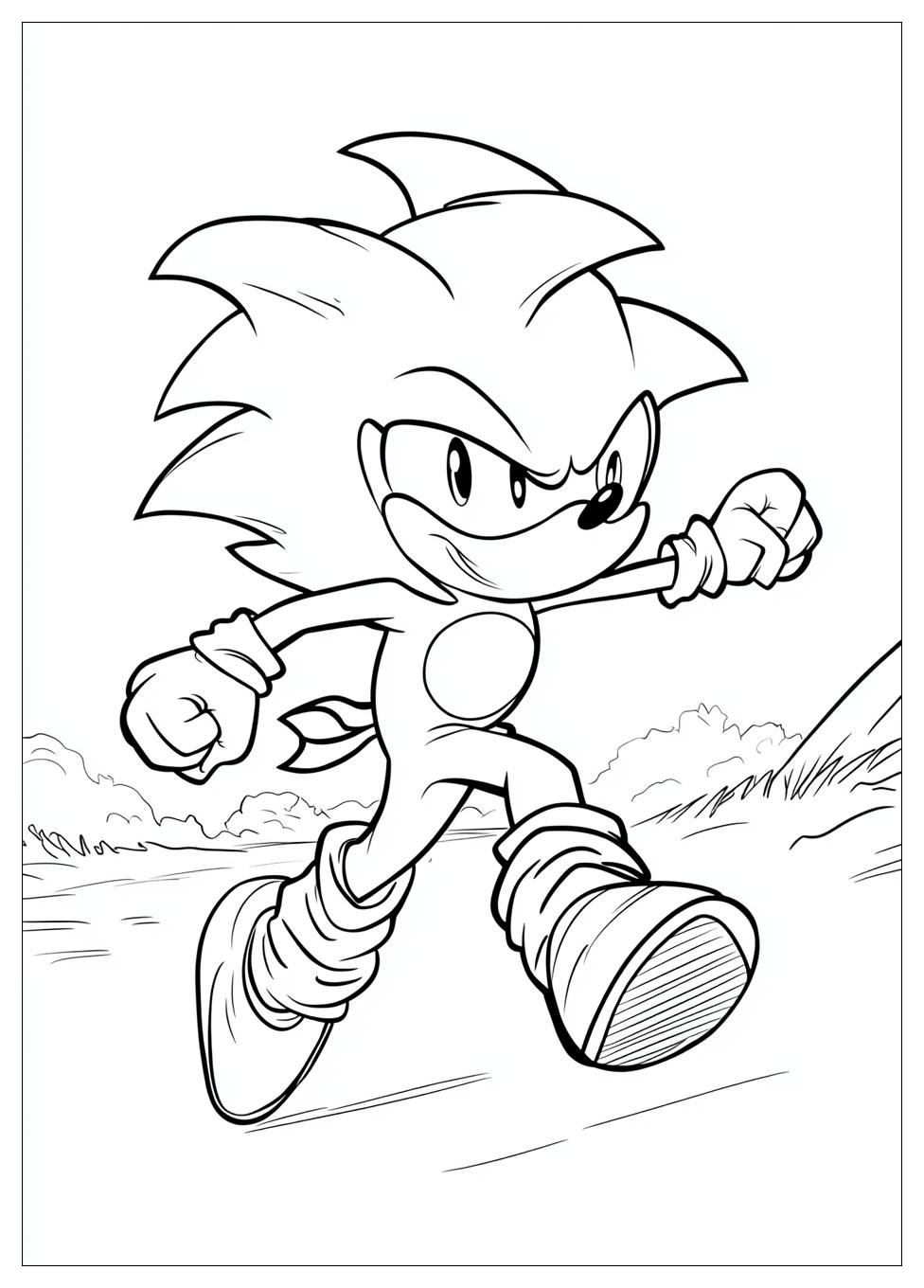 Classic Sonic Coloring Pages-12