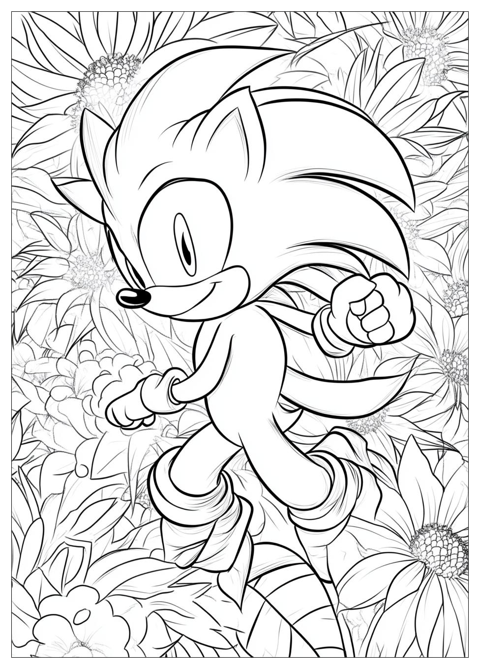 Classic Sonic Coloring Pages-14