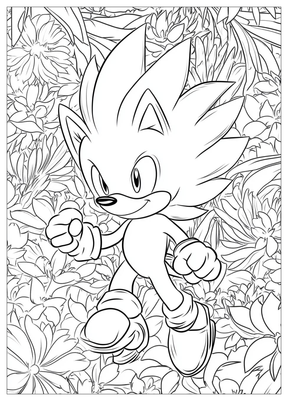 Classic Sonic Coloring Pages-17