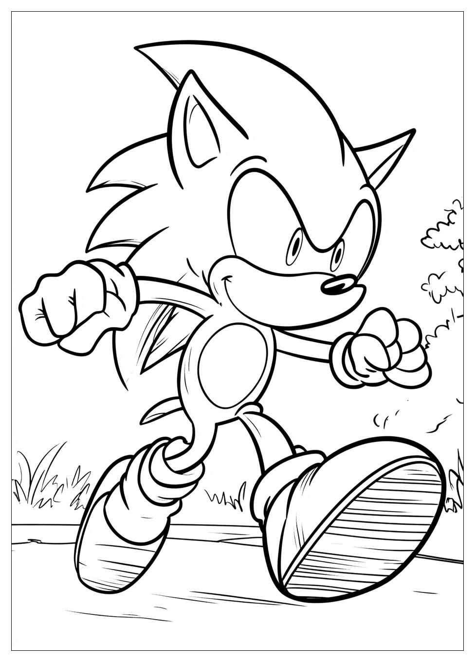 Classic Sonic Coloring Pages-20