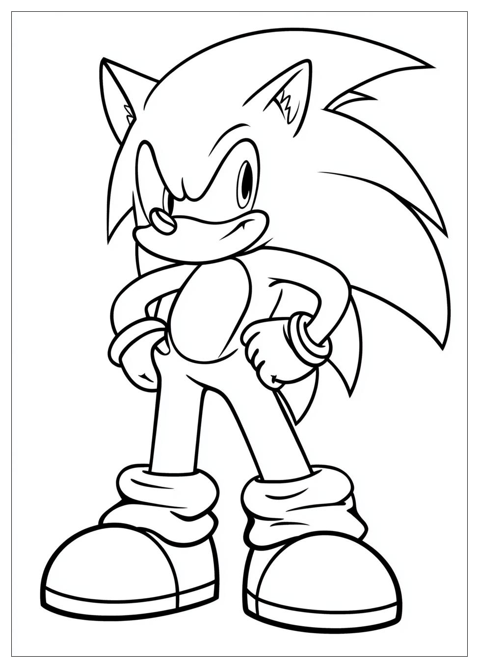 Classic Sonic Coloring Pages-3