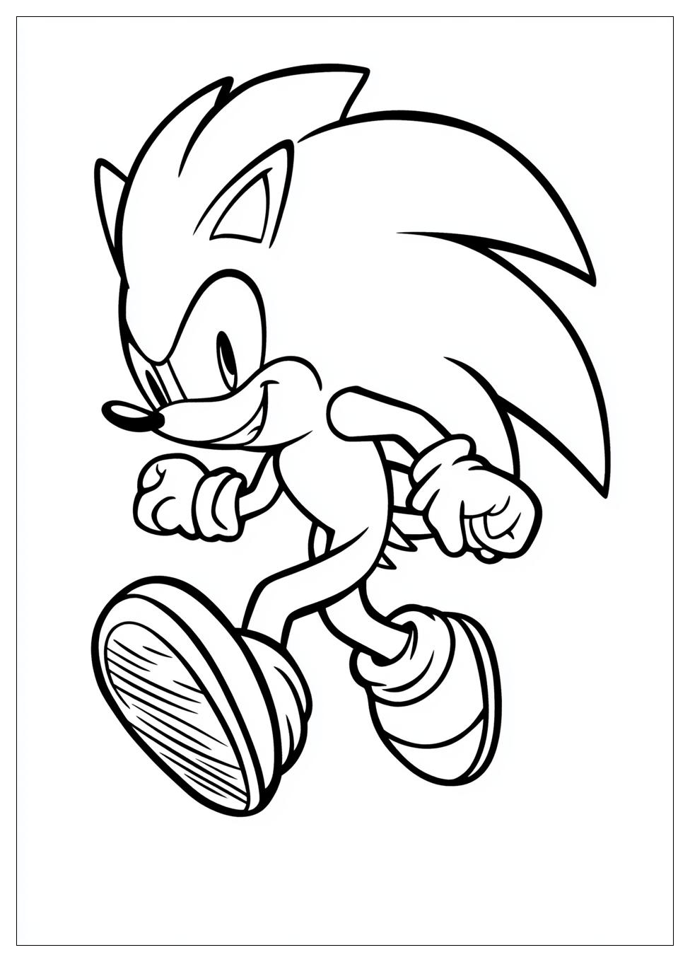 Classic Sonic Coloring Pages-4
