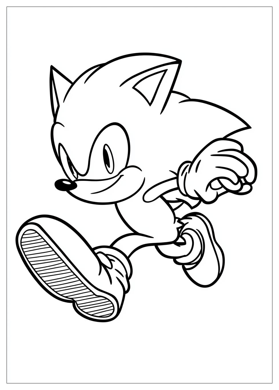 Classic Sonic Coloring Pages-6