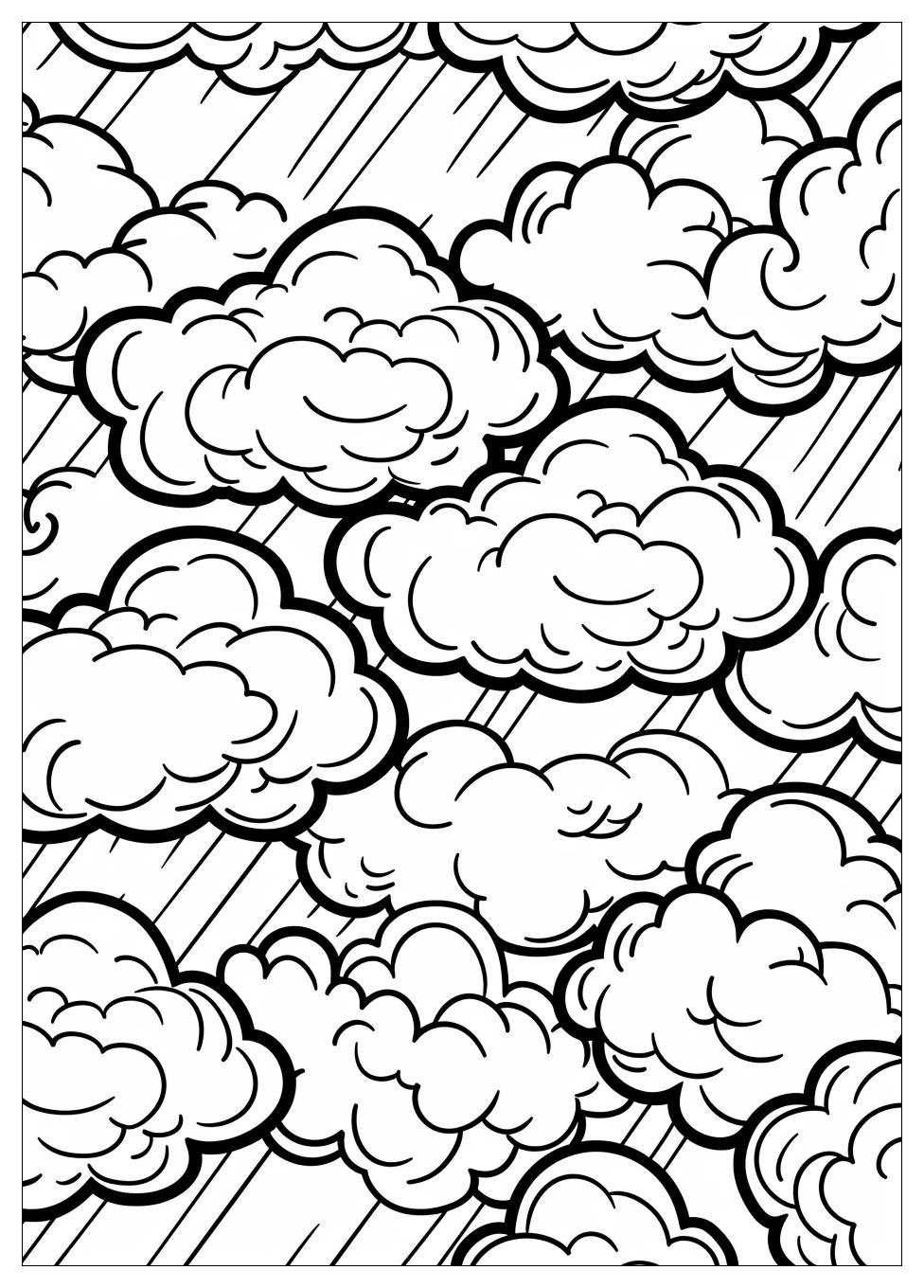 Cloud Coloring Pages-12