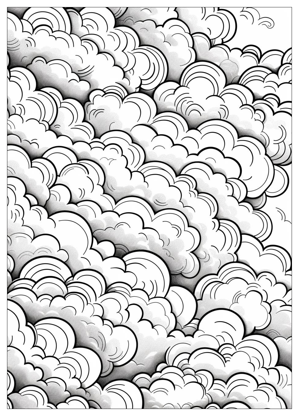 Cloud Coloring Pages-13