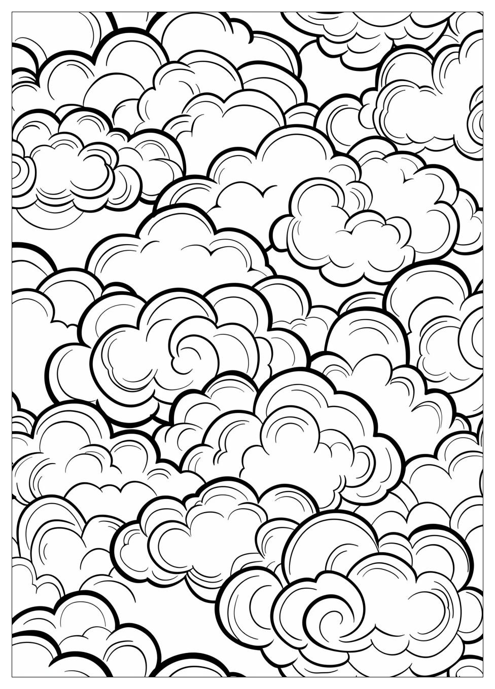 Cloud Coloring Pages-16