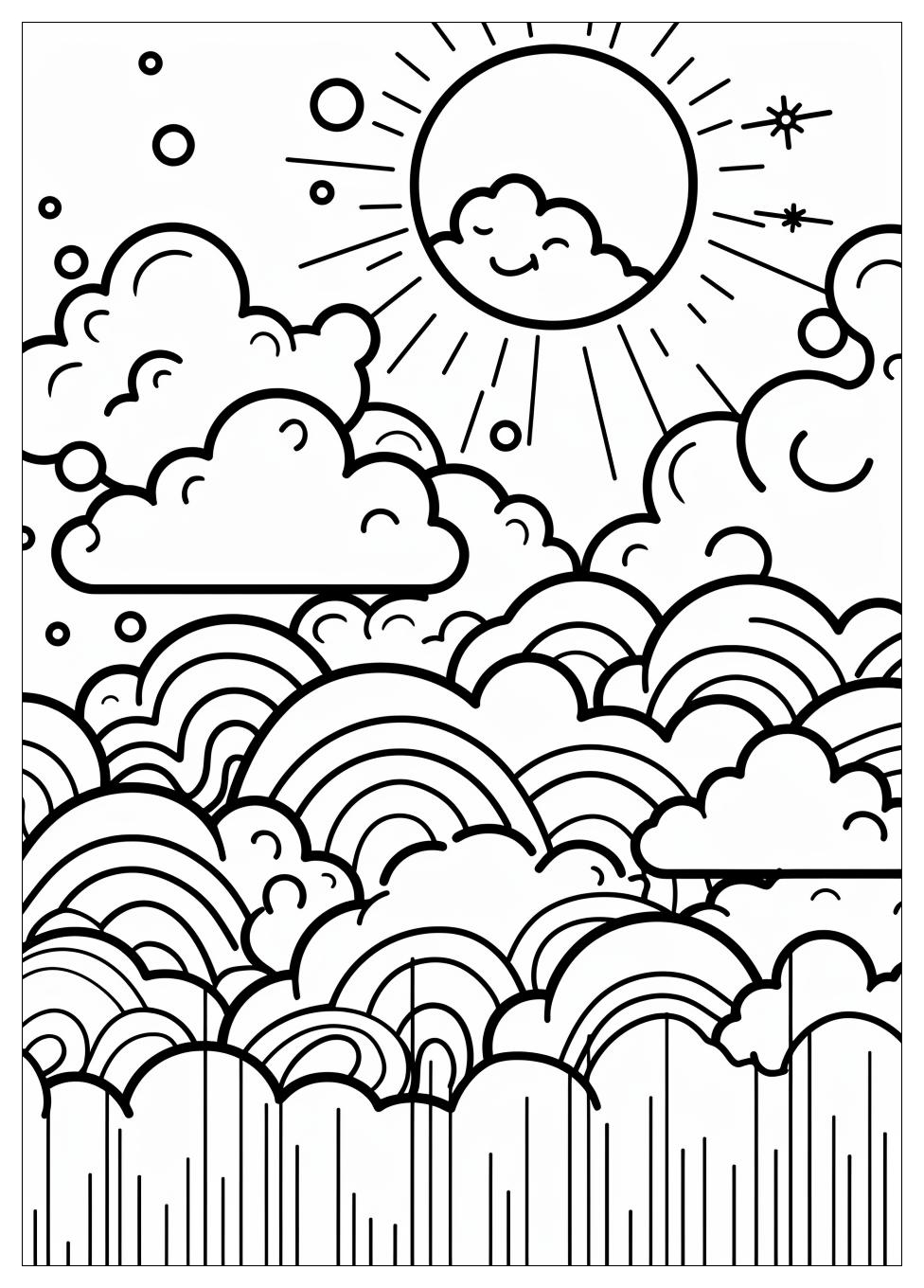 Cloud Coloring Pages-6