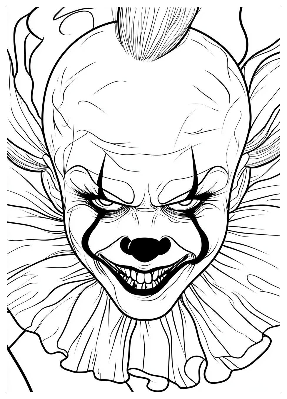 Free Printable Clown Coloring Pages 10 Clown Coloring Pages-10