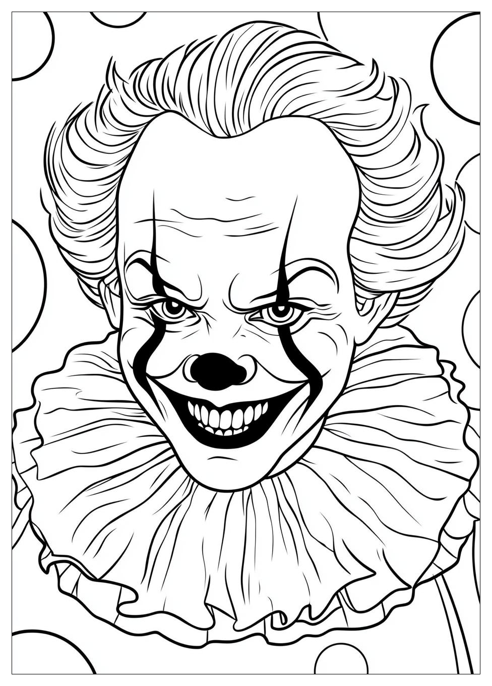 Free Printable Clown Coloring Pages 11 Clown Coloring Pages-11