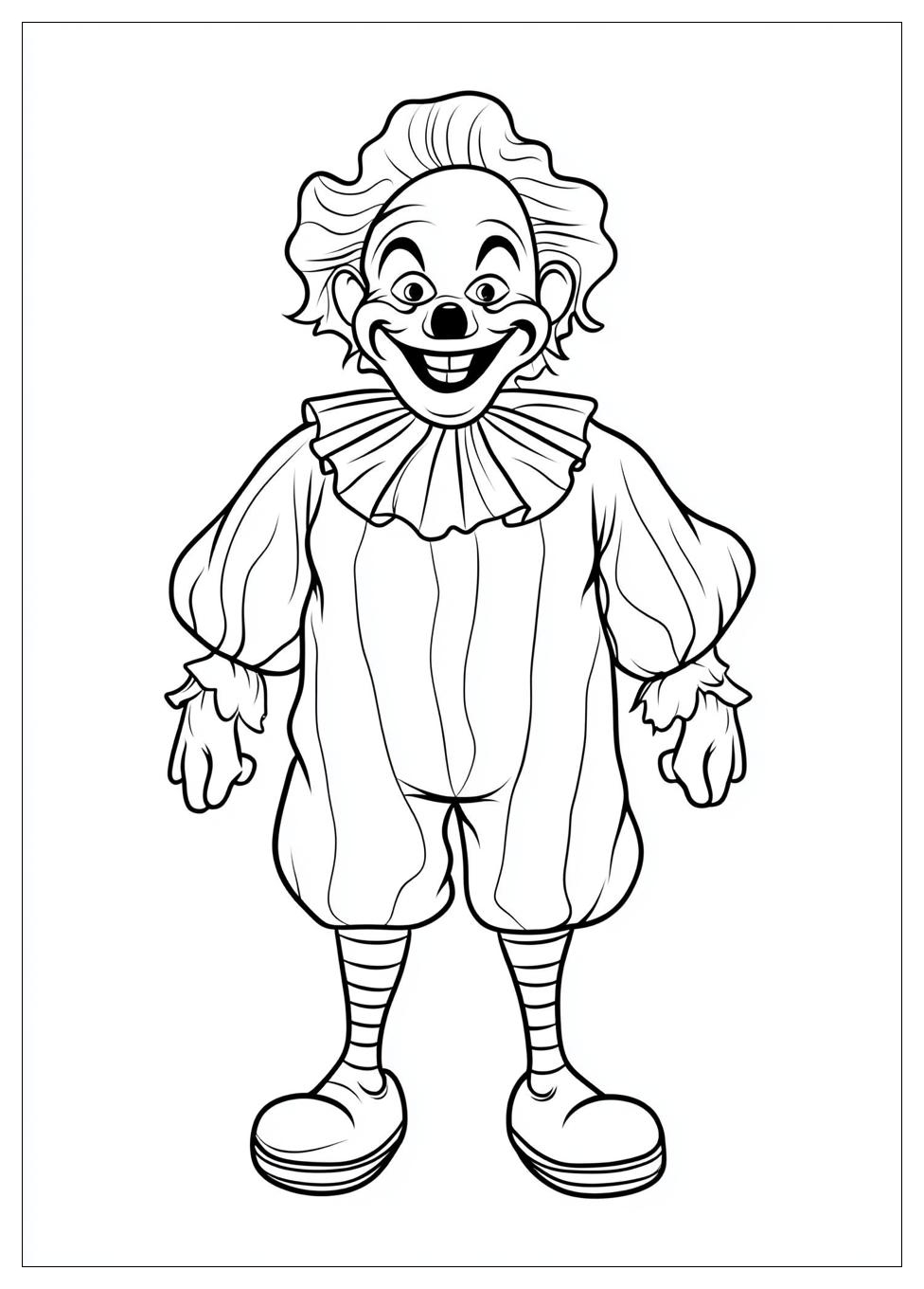 Free Printable Clown Coloring Pages 2 Clown Coloring Pages-2