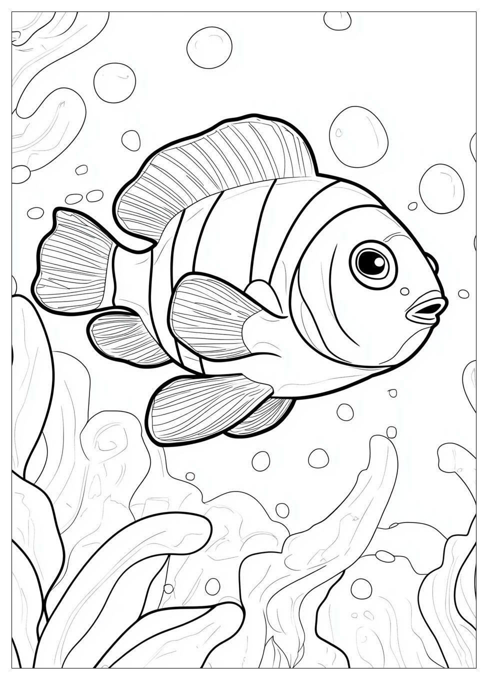 Clownfish Coloring Pages-1