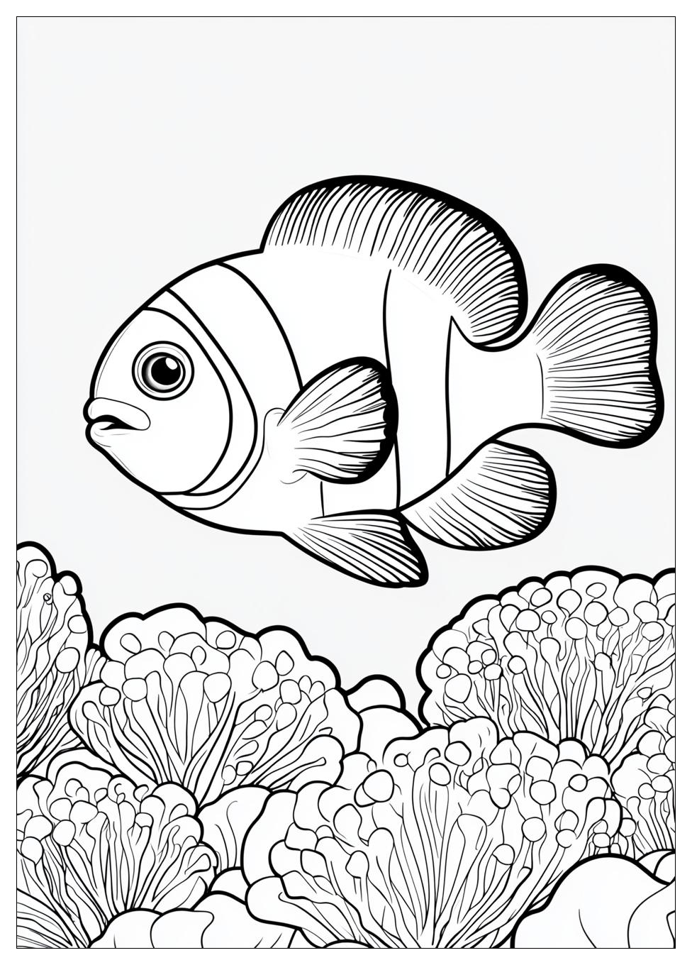 Clownfish Coloring Pages-11