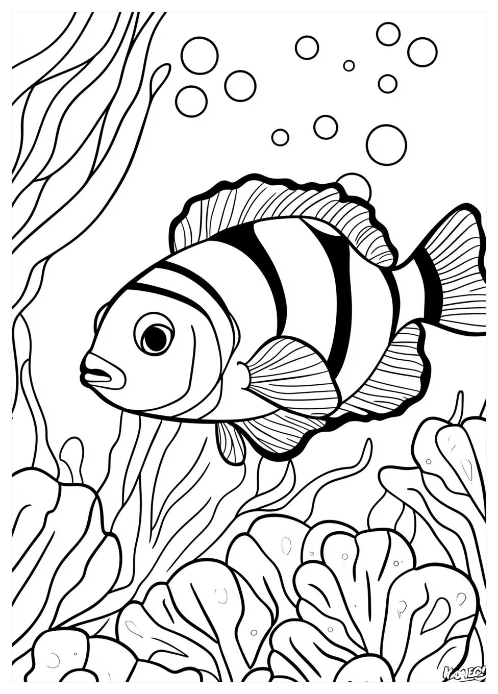 Clownfish Coloring Pages-12