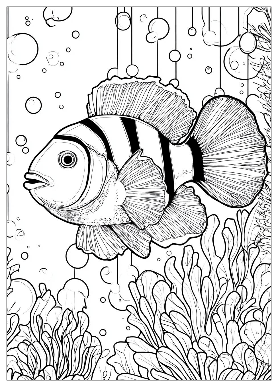 Clownfish Coloring Pages-13
