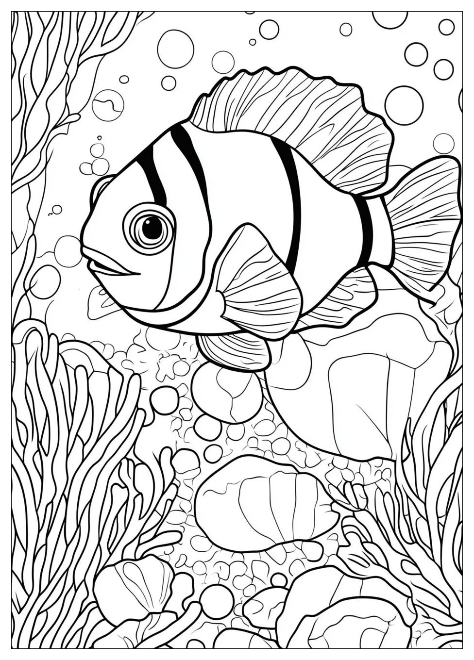 Clownfish Coloring Pages-14