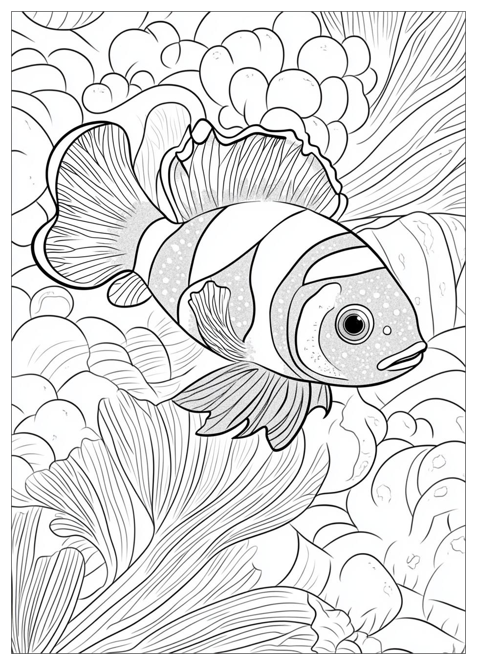 Clownfish Coloring Pages-15