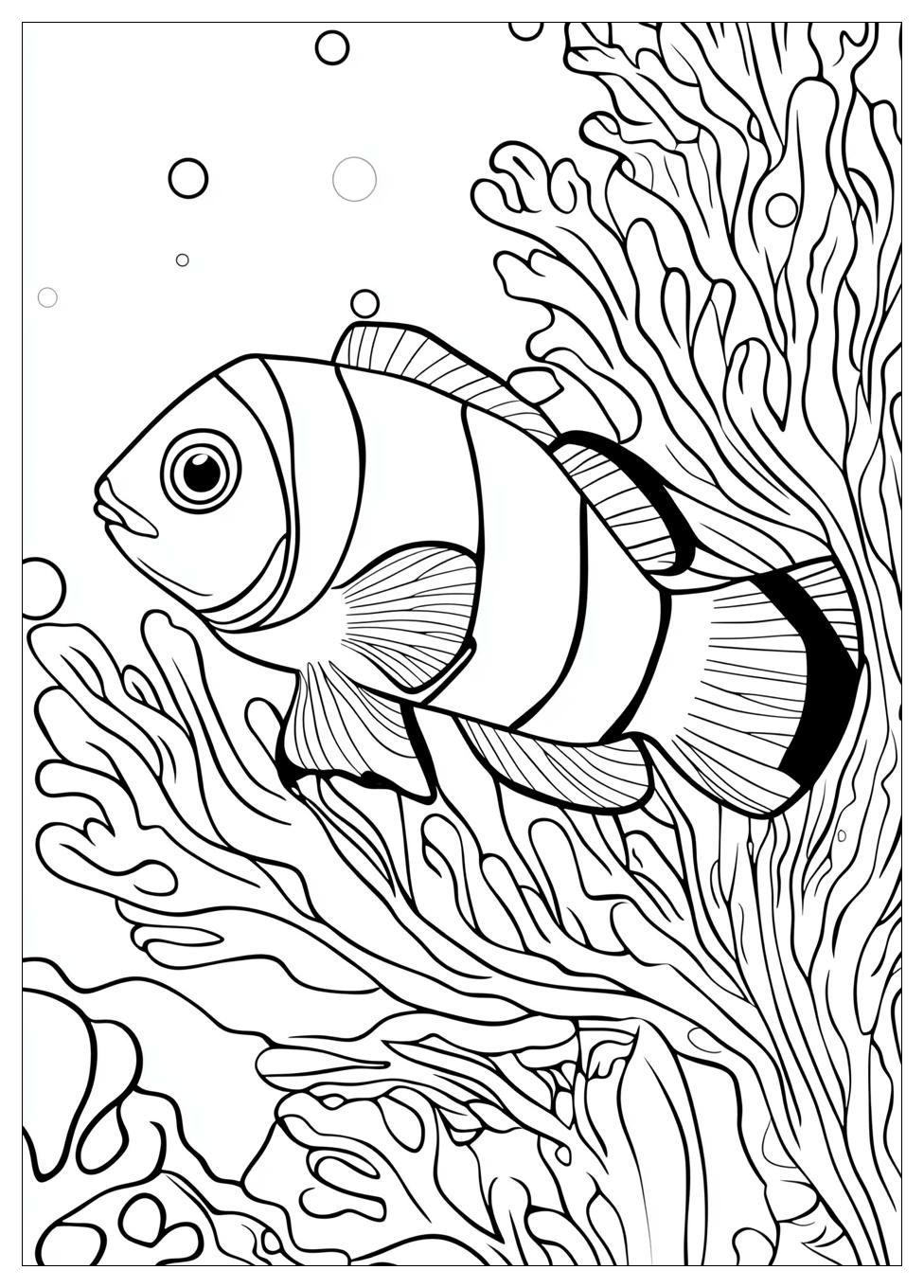 Clownfish Coloring Pages-16