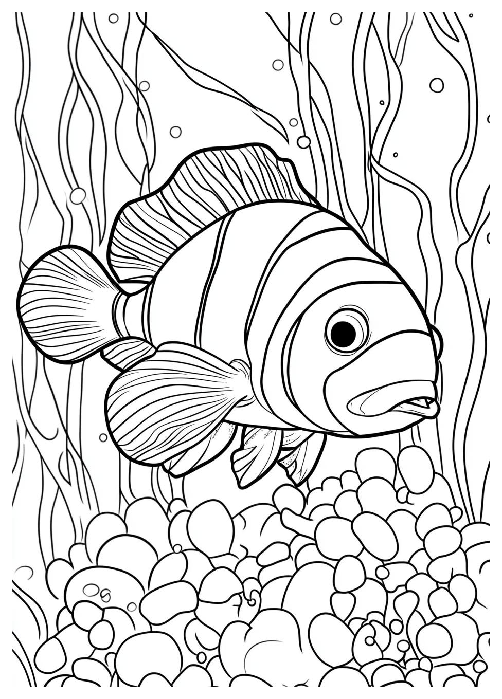 Clownfish Coloring Pages-17
