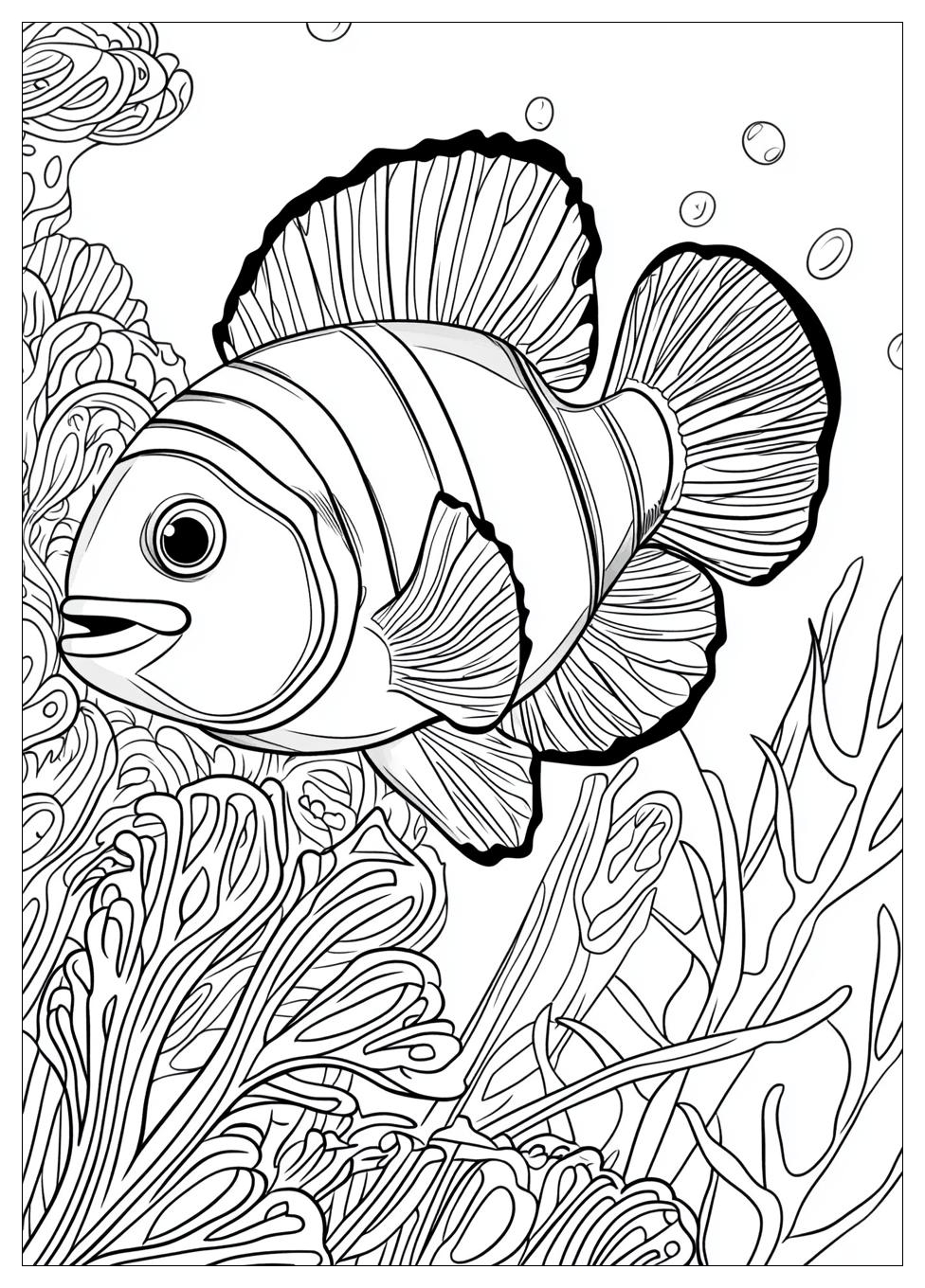 Clownfish Coloring Pages-19