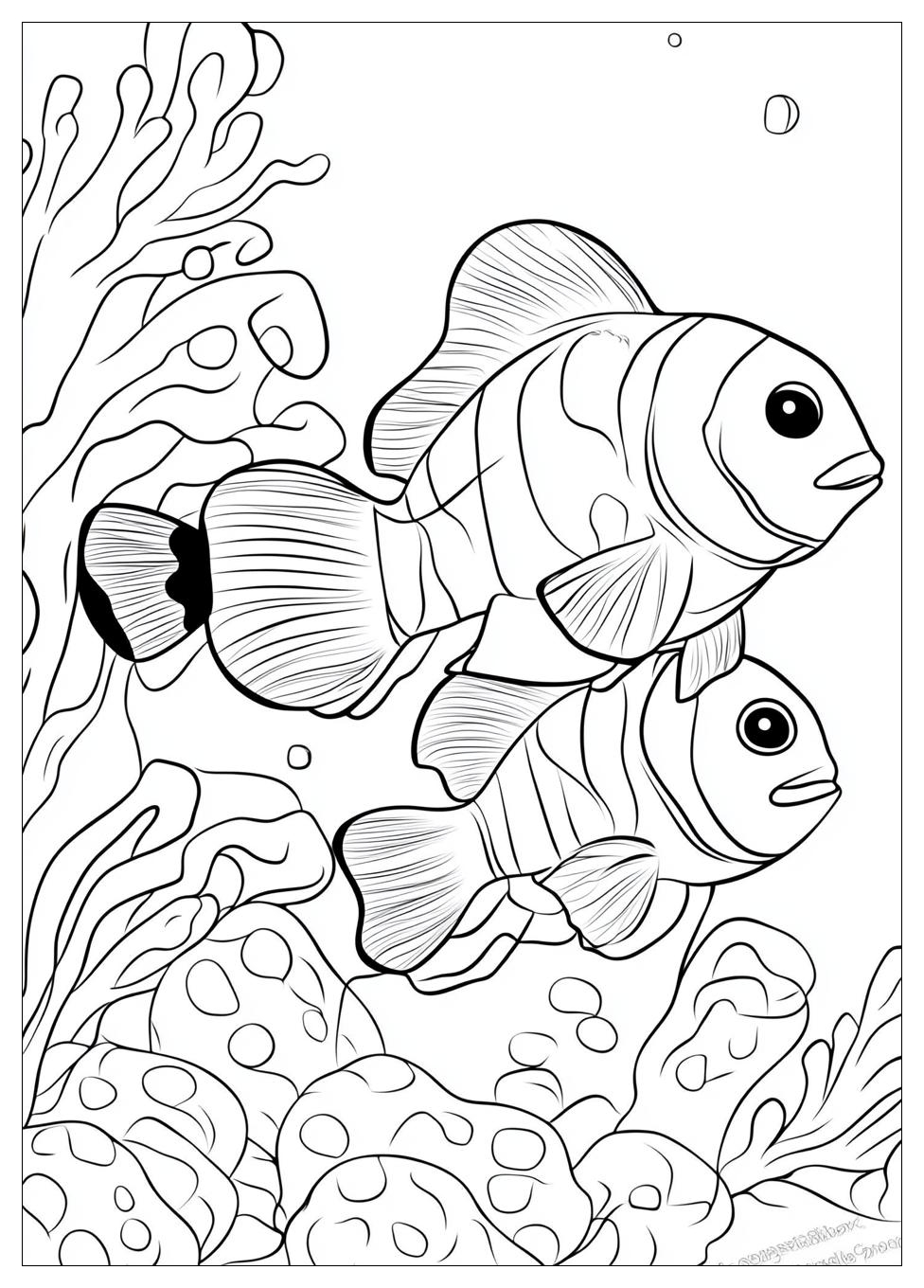 Clownfish Coloring Pages-2
