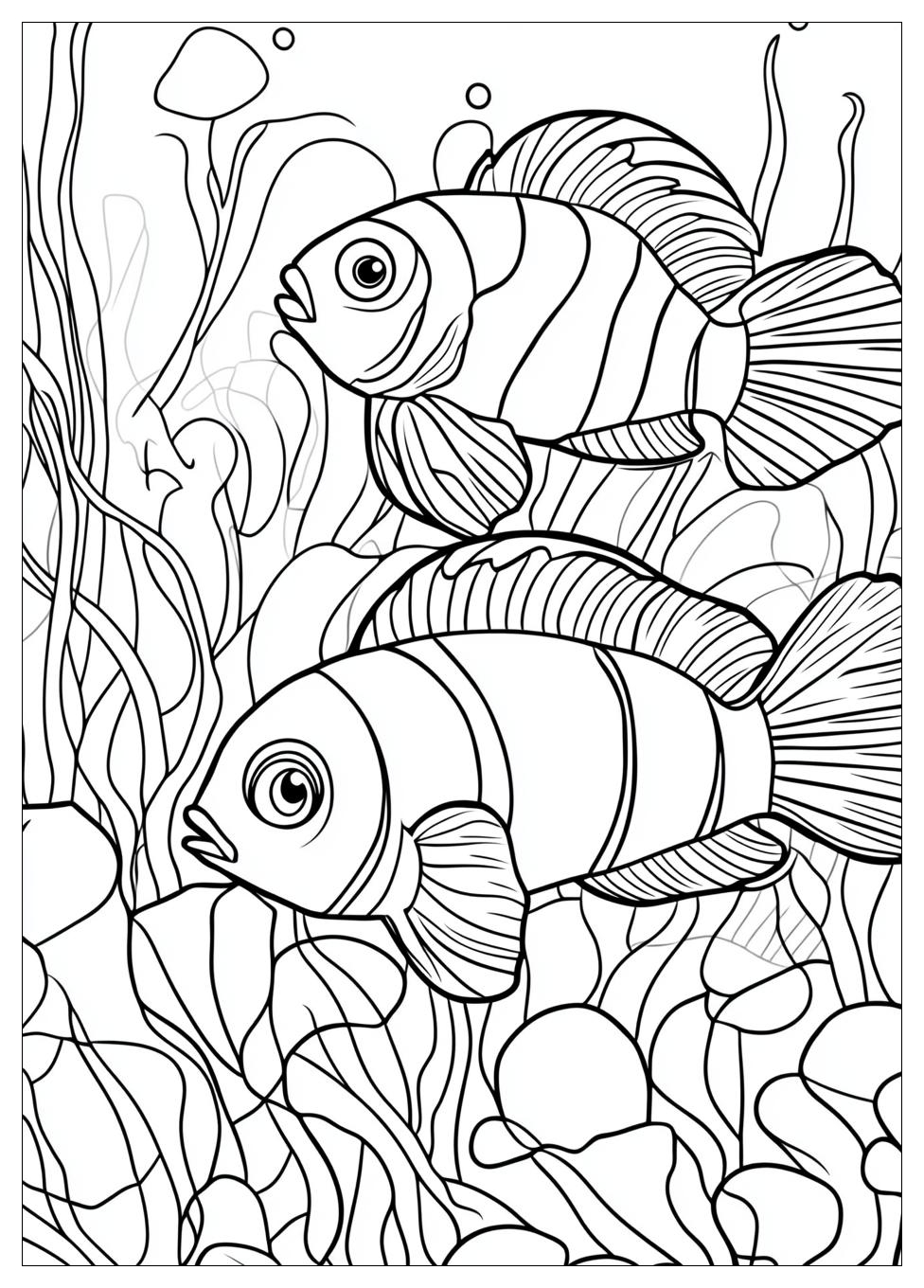 Clownfish Coloring Pages-20