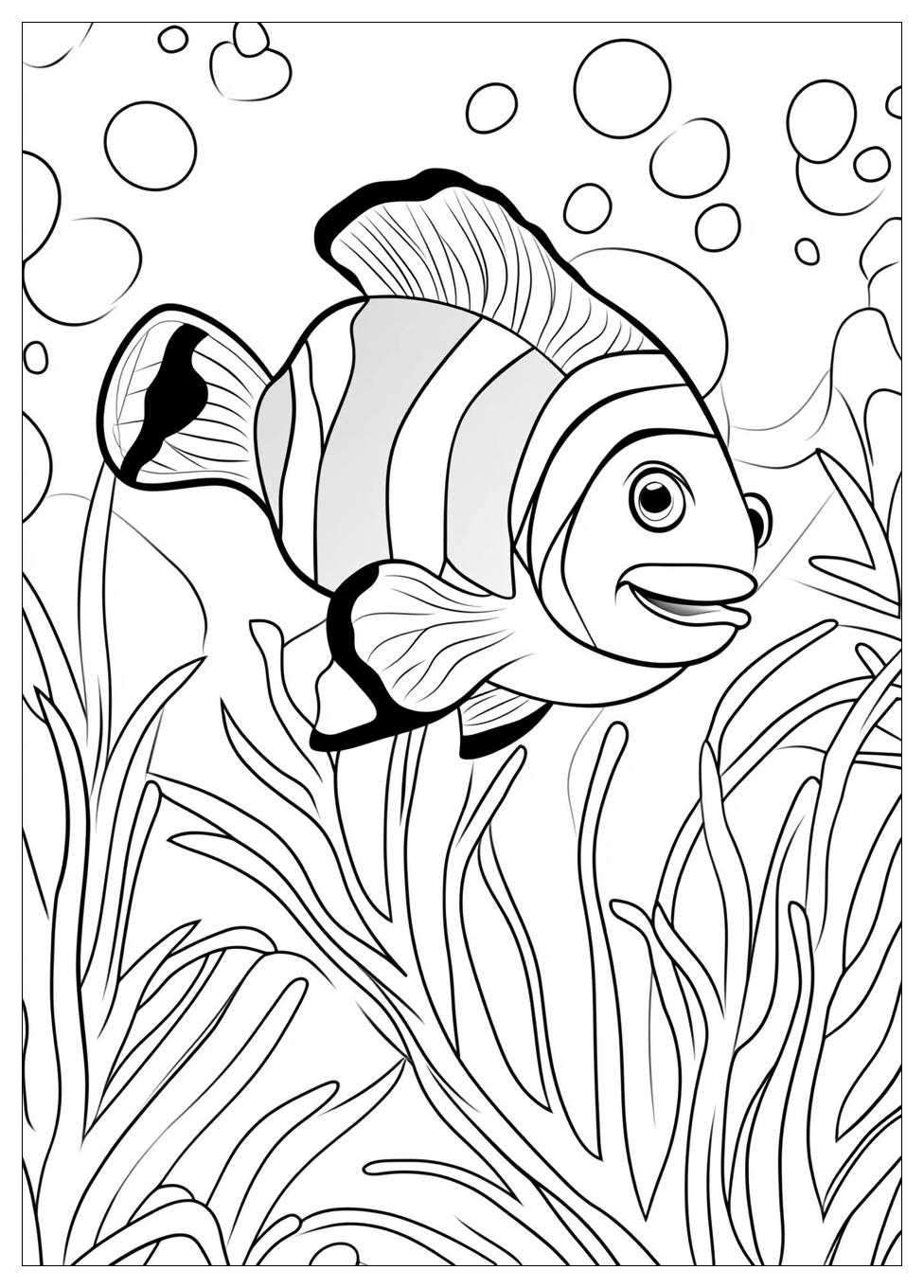 Clownfish Coloring Pages-5