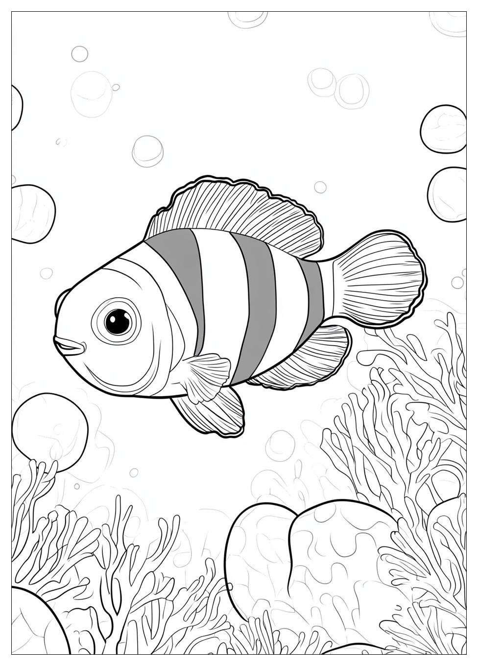 Clownfish Coloring Pages-6