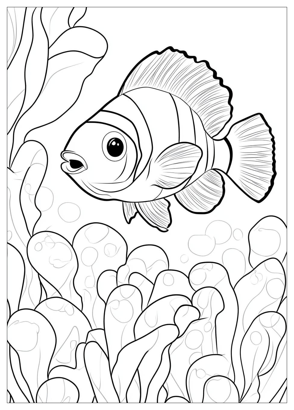Clownfish Coloring Pages-7