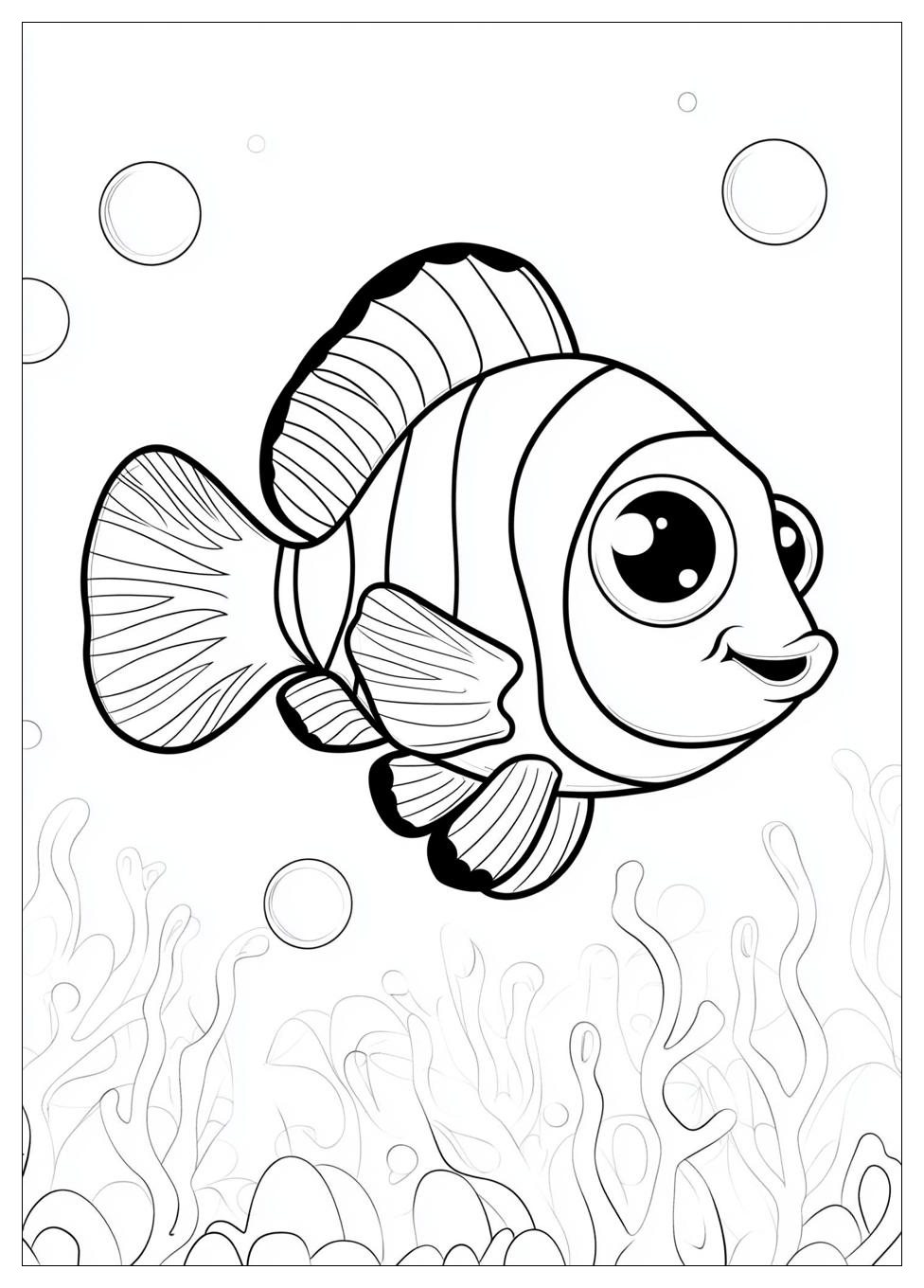 Clownfish Coloring Pages-8