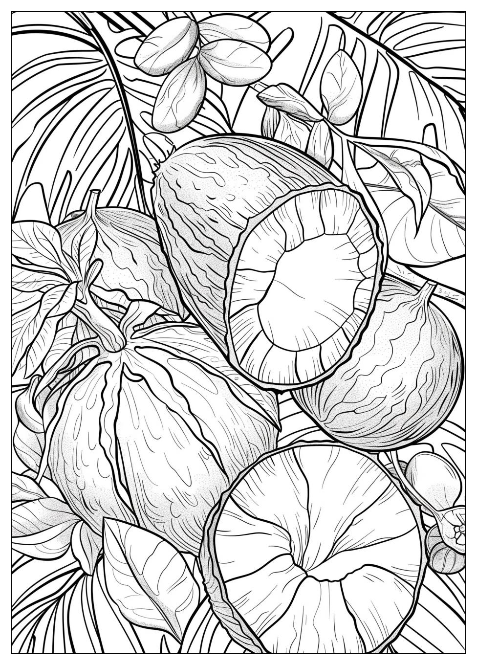 Coconut Coloring Pages-18