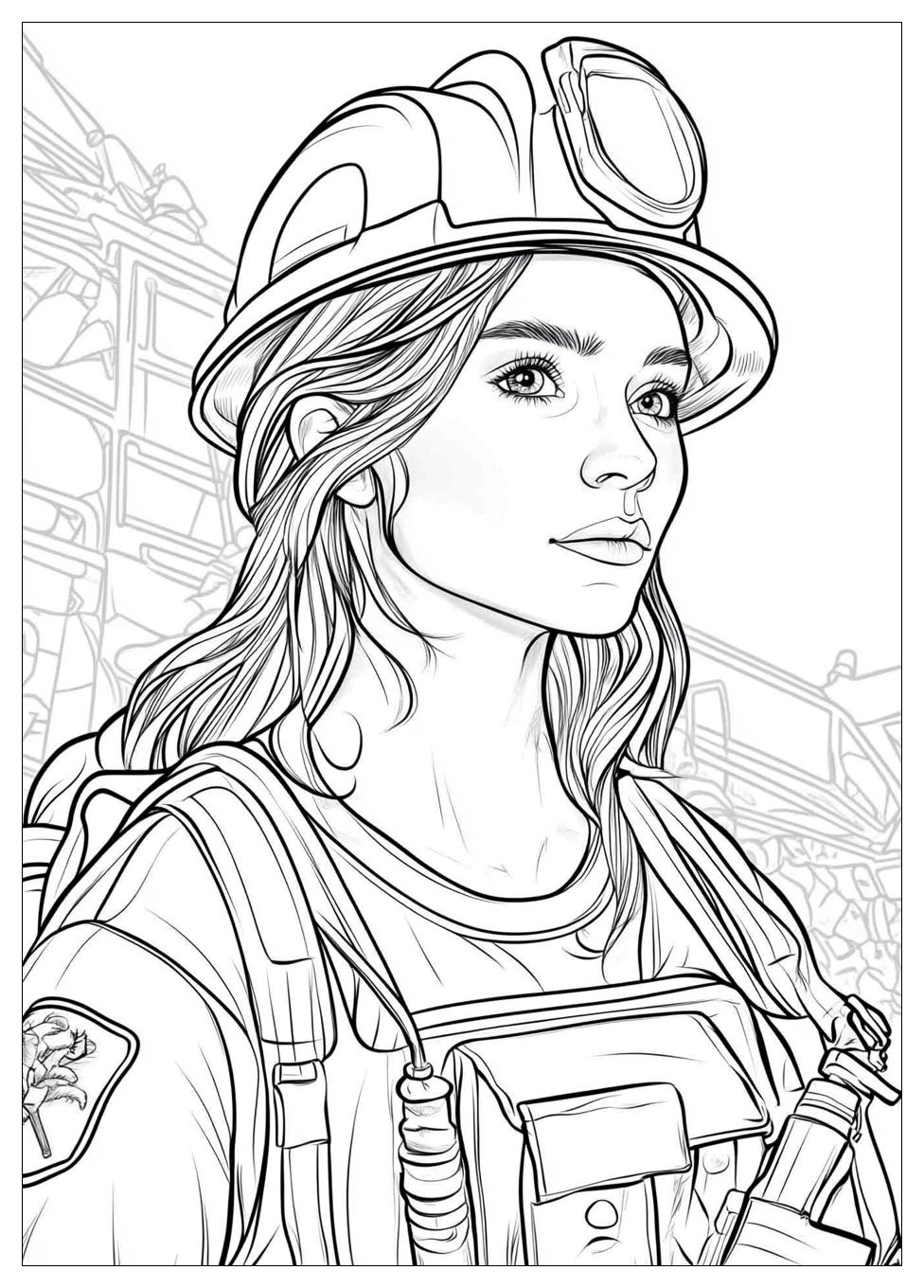 Community Helpers Coloring Pages-14