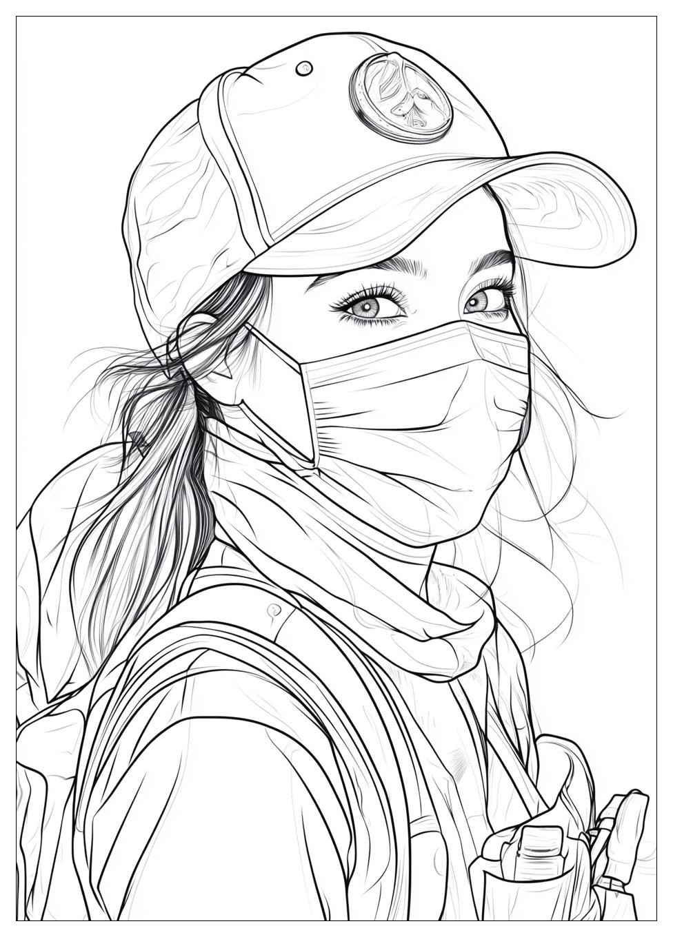 Community Helpers Coloring Pages-16