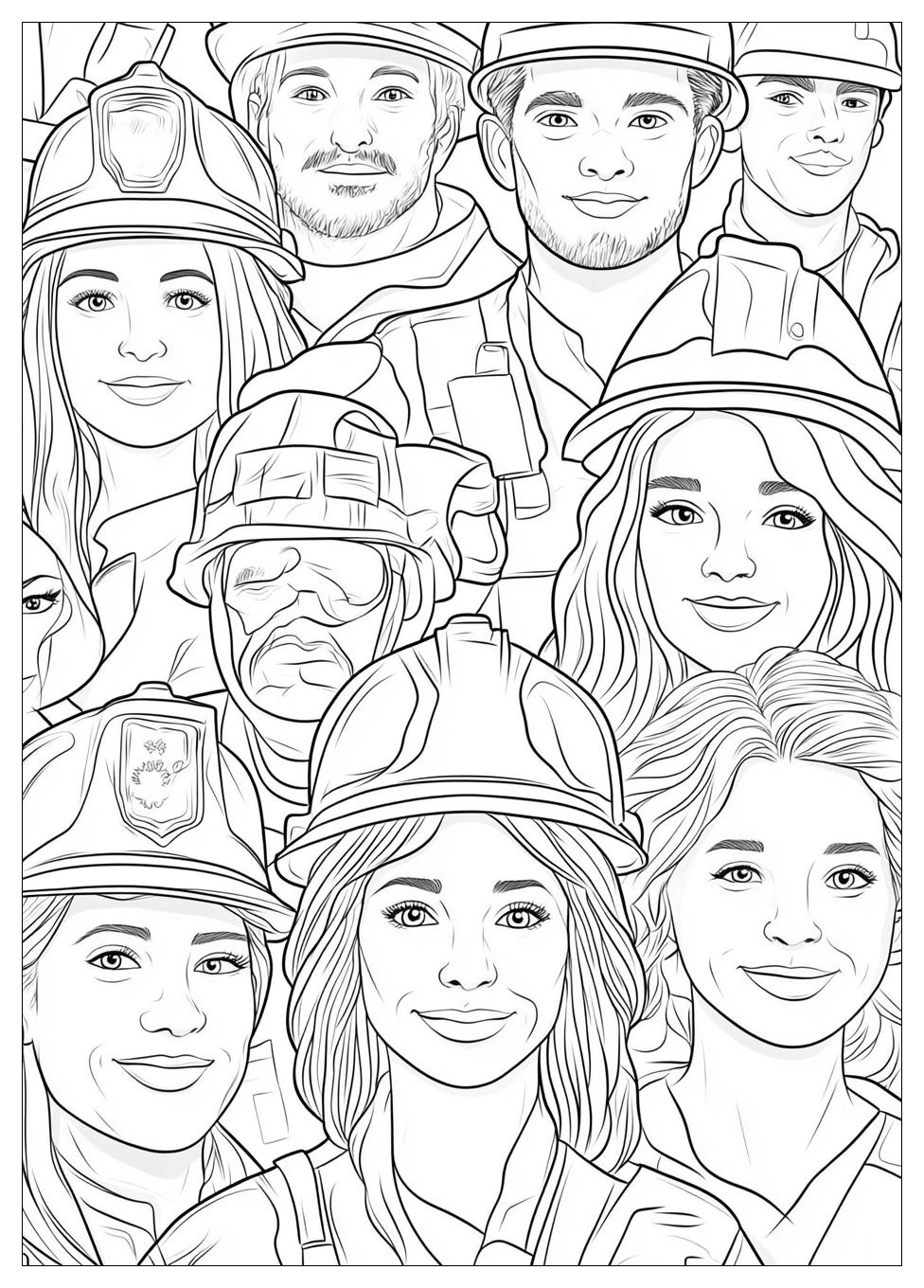 Community Helpers Coloring Pages-18
