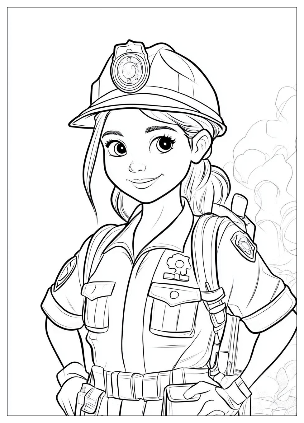 Community Helpers Coloring Pages-20