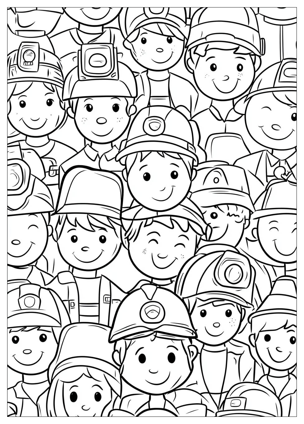 Community Helpers Coloring Pages-3